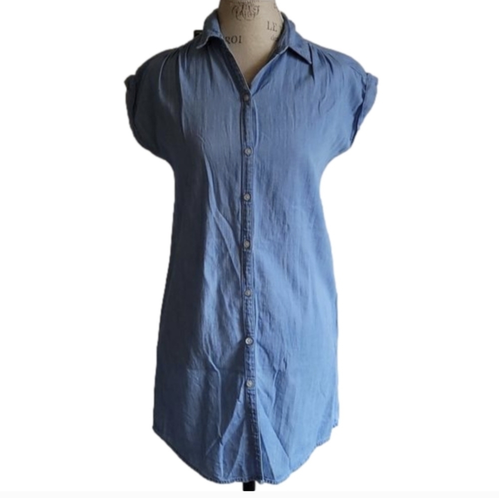 Old Navy Denim Shirt Dress - Picture 10 of 11